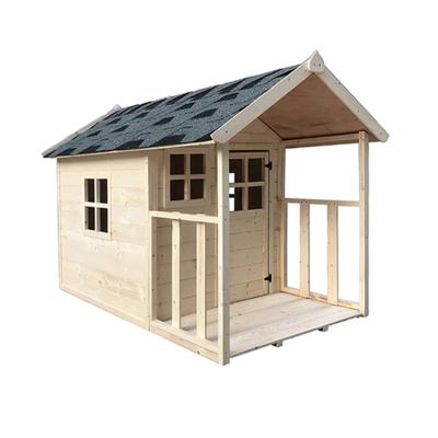 China Cheap High Quality Easily Collected Children Products Kids Play Playhouse Wooden Cubby House for sale