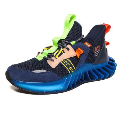 China 2021 winter sports new blade bottom men's breathable shoes student basketball plus size casual running shoes for sale