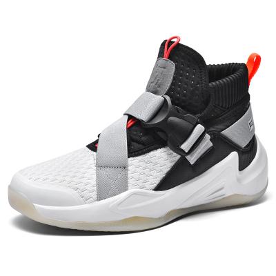 China CUSHIONING 2021 wholesale cheap breathable upper basketball shoes high top sports shoes for men for sale