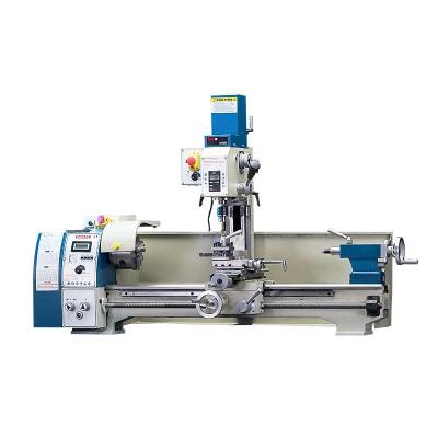 China FC250V American standard multifunctional benchtop high precision workshop machinery repairs 3 in 1 mini metal lathe drilling and milling machine for sale