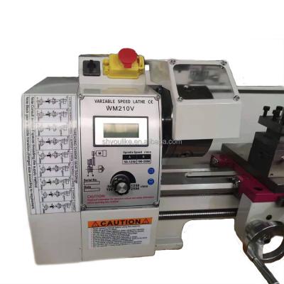 China Machinery Repair Shops You As The Low Price Hobby Metal Lathe WM210V Silent Brushless Small Spindle Bore 38mm for sale