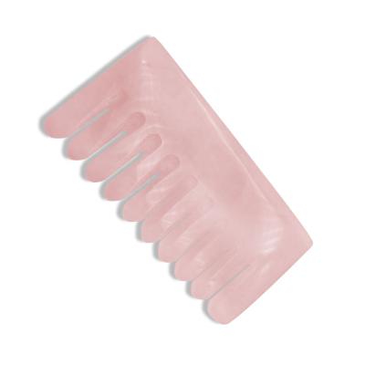 China China Rose Quartz Healing Gemstone Massage Crystal Comb for Head and Body for sale