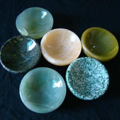 China China natural semi-precious gemstone bowl shape massage crystal healing for decoration for sale