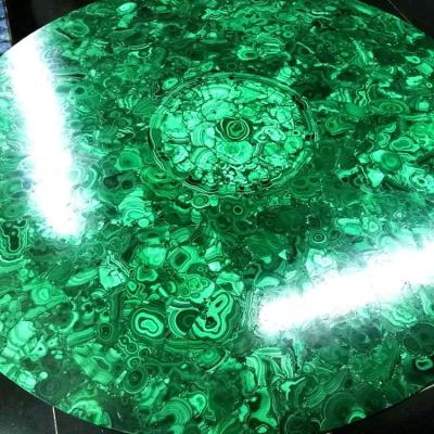 China China texture natural malachite table furniture dark green slab for sale for sale