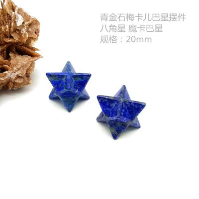 China Europe Dark Blue Natural Lapis Lazuli Merkaba Octagonal For Gemstone Sale for sale