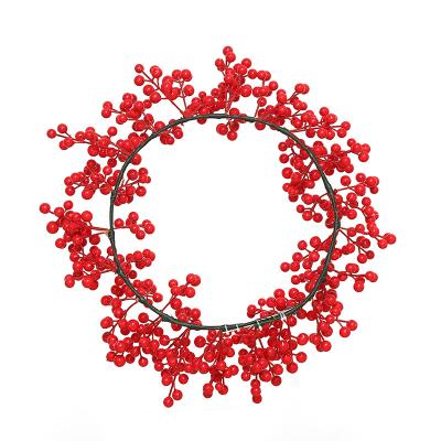 China Red Holly Berry Wedding Decorations Christmas Tree Artificial Plant Home Christmas Party Decoration Christams Home Supplies for sale