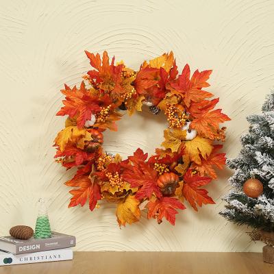 China Artificial Flower Wreaths Plastic Flower Decoration Accessories Home Decor Spring Flower Christams and Summer Wreath for sale