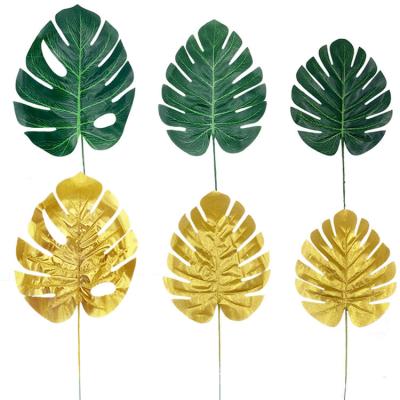 China Environmental Protection Artificial Monstera Leaf Leaf Green High-Grade Flower Arrangement Decorative Props For Decoration for sale