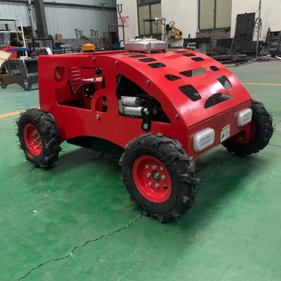 China 2-Stroke Crawler Robot Crawler Mower Farm Farm Pasture Mower Remote Control Tool Expert Oil Cutter Hybrid Machine Home Hardware Electric Garden Tools for sale