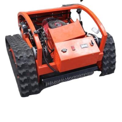 China 2-Stroke Sell Crawler Mower Oil Crawler Remote Control Electric Hybrid Powerful Mower Mower Good Helper for sale