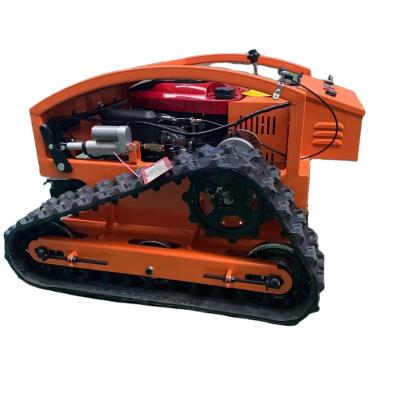 중국 Aluminum Chasis China Made Mini Crawler Remote Control Lawn Mower Grass Blade Robot Mower 판매용