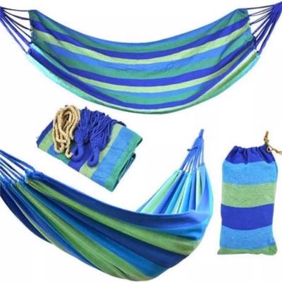 China Oempromo Modern Portable Outdoor Camping Nylon Double Hammock for sale