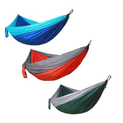 China Modern Custom Camping Hammock Outdoor Waterproof Hammock Portable Nylon Hammock For Hamak Outdoors for sale