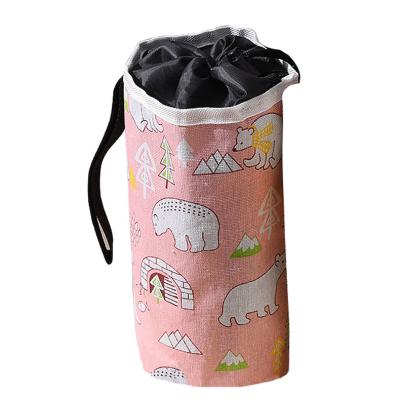 China Viable Unique Design Around Portable Fashion Bucket Basket Storage Bag For Toys for sale