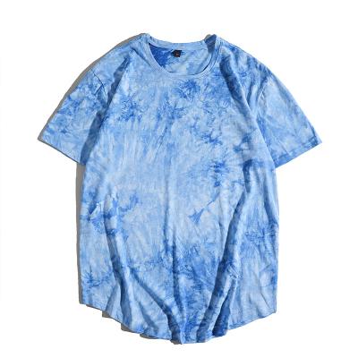 China Amazon Breathable 2021 Hot Sale Boys Tie Dyed T-shirts Fashion School Casual Top Mens Sport Wear for sale