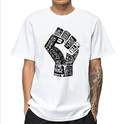 China Breathable Hot Sale Black Lives Matter I Can't Breathe Men's T-shirt Casual Short Sleeves T-Shirt for sale