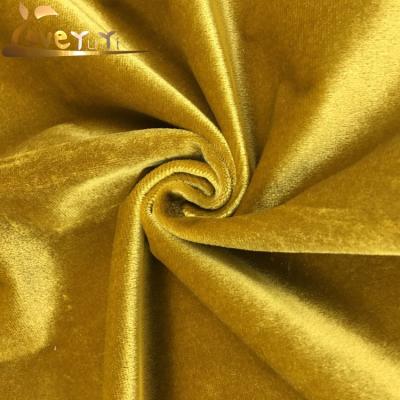 China High Quality And Cheap Price Polyester Plain Anti-static Yarn Knitted Velvet Sofa Fabric for sale