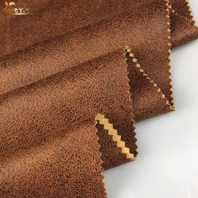 China Anti Static Turkey Printed Artificial Leather Fabric For Furniture Upholstery for sale