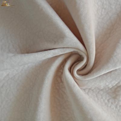 China Embossing Velvet Fabric Fancy Quilt Backing Fiberfill Stretch Velvet Upholstery Fabric for sale