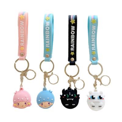 China Cute Shockproof Airtag Silicone Keychains for sale