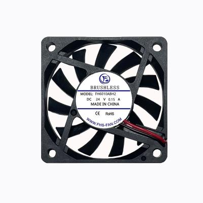 China High Efficiency 60mm Small Ventilation Fan 5V 12V 24V High Velocity Box Fan 60X60X10 2pin Silent Fan for sale