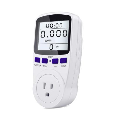 China Electrical Monitoring Watt Meter Electricity Analyzer Monitor UK Residential/Multi-Purpose Socket Electricity Meter Socket Display Power Monitoring for sale