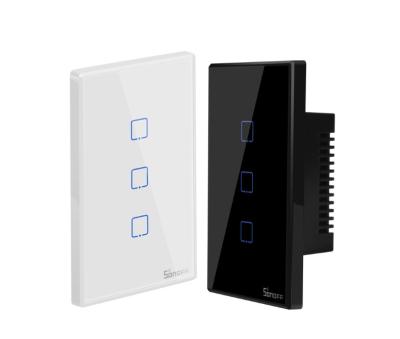 China Sonoff T1 T3 USA 3C Lamp Switch Wi-Fi Smart Wall Switch, Compatible with Alexa and Google Home, Fit for US&CA Wall Switches Sonoff T1 T2 T3 for sale