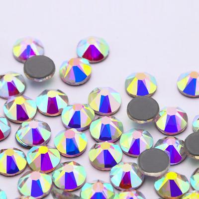 China 5mm ss20 ab rhinestone faux stone Shinning high quality crystal glass accessories for shoes decoration for sale