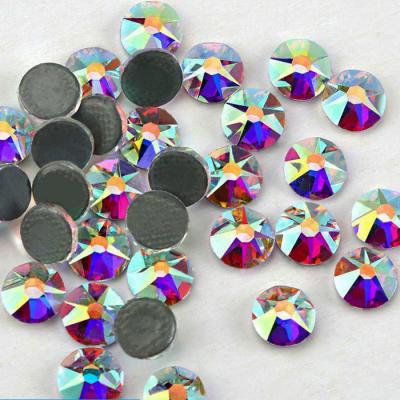 China Hot Flatback ab piercing rhinestone crystals 3mm glass rhinestones 4mm rhinestones bulk wholesale for sale