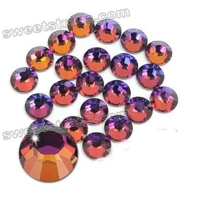 China Wholesale Good Quality Crystal Flatback Austria Hotfix Volcano Rhinestones Flatback for sale