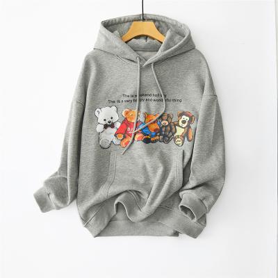 China Unisex Custom Embroidery Multicolor Casual Thick Fleece Cotton Jogger Sweatshirt Streetwear Anti-wrinkle Oversized Pullover Hoodies Pullover Hoodies for sale