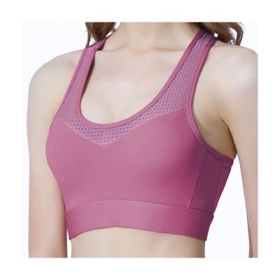 China 2021 Breathable Hot Selling No Steel Shockproof Underwear Gathering Sports Bra Yoga Bra Sports Back Knitted Vest for sale