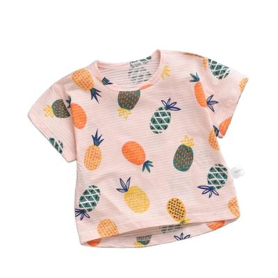 China Other factory wholesale price crew neck printed casual shirt boys wholesale boutique clothing kids wear for sale