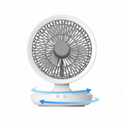 China Electric Fan Wireless Levitating Radio Suspended Electric Fan Wall Mounted Comfortable Air Circulation USB Charging Small Office Desk Electric Fan for sale