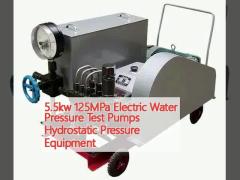 5.5kw 125MPa Electric Water Pressure Test Pumps Hydrostatic Pressure Equipment