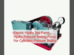 Electric Hydro Test Pump Hydro Pressure Testing Pump For Cylinders Pressure Testing