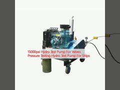 15000psi Hydro Test Pump For Valves Pressure Testing Hydro Test Pump For Ships