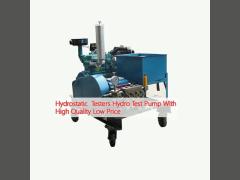 Hydrostatic  Testers Hydro Test Pump With High Quality Low Price