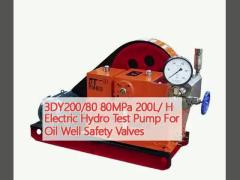 3DY200/80 80MPa 200L/ H Electric Hydro Test Pump For Oil Well Safety Valves