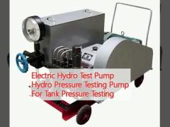 Electric Hydro Test Pump Hydro Pressure Testing Pump For Tank Pressure Testing