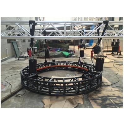 China Rental Part 2-8m Diameter Circular Rotating Lighting Truss For Sale for sale