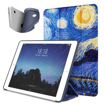 China Technology Design Fold Stand Leather Premium Synthetic Cover/Leather Air Cushion/Triple New For Apple Ipad Air Case Tablet, Case Cover Flower Design For Apple Ipad Case ipad air 9.7 for sale