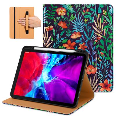 China Multiple Viewing Angles / 12.9 Inch Auto Wake / Ipad Hand Strap Delivery Quick Wake Auto Sleep Pro Case For 12.9 Inch Apple iPad Pro 5th Generation for sale