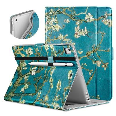 China Multiple Viewing Angles/With Stylus Pen Slot/With Elastic Hand Strap Holder Case For Ipad 9.7 Inch 5th/6th Generation 2018/2017 Case With Apple Pencil Holder For custom ipad case for sale