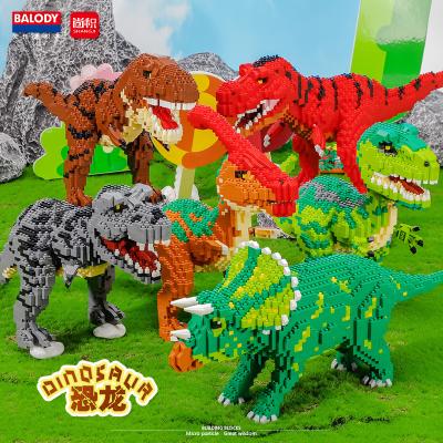 China Construction Toy Factory Price Small Particles assembled building blocks gift dinosaurs decompression building block toys for sale