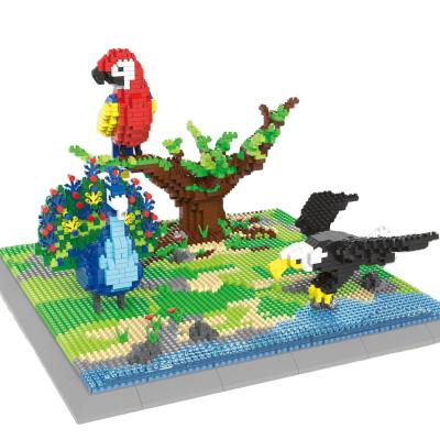 China Toy Factory Price Birds Eagle Building Toys Building Block Adult Educational Sets for sale