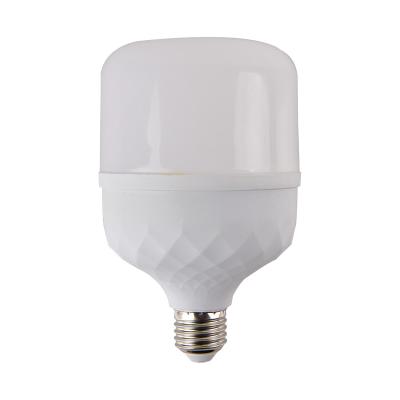 China Hotel New Style T Shape White Aluminum Light Bulb 5w 10w 15w 20w 30w 40w 50W 60W B22 E27 PP+ LED Light Bulb AC85-265V for sale