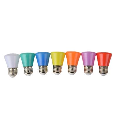 China Hotel Hot Sale E27 Base Color Bulb Crown 1.5w Led Festival Decoration Led Buld Lights for sale