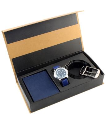 China Best Handmade Business Gift Packaging Custom Watch And Belt Packing Box for sale