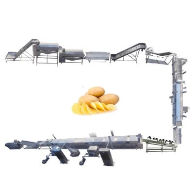 China French Fries Potato Chips Processing Equipment Continuous Configuration French Fries Making Production Machine French Fries Te koop